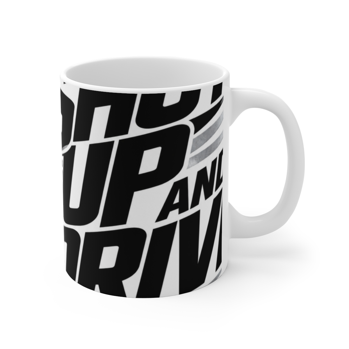 Rihanna "Shut Up And Drive" White Mug
