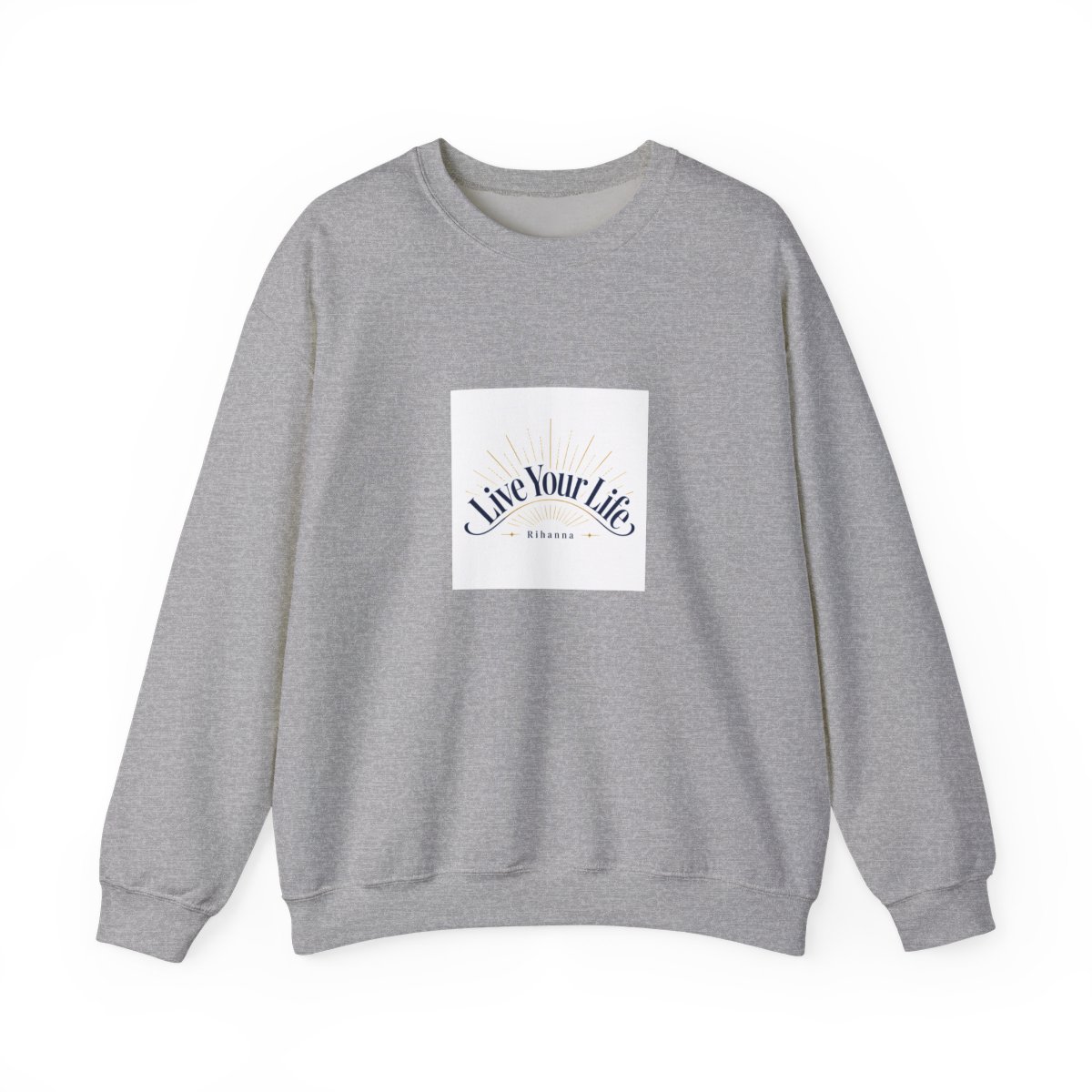Rihanna "Live Your Life" Crewneck - alternate angle 2, merchandise