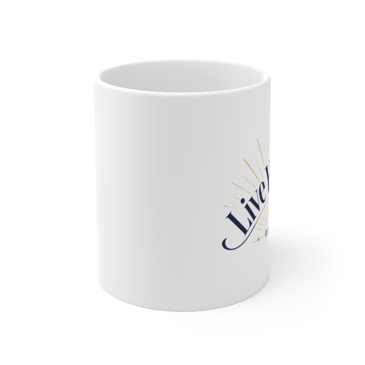 Rihanna "Live Your Life" White Mug - alternate angle 1, merchandise