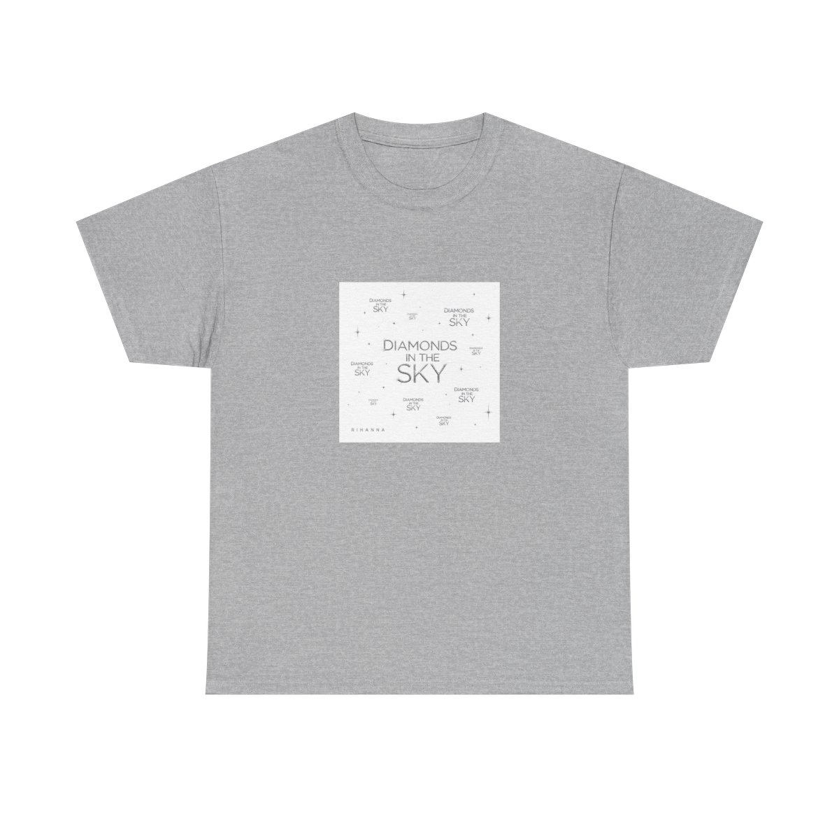 Rihanna "Diamonds In The Sky" Unisex Tee - alternate angle 3, merchandise