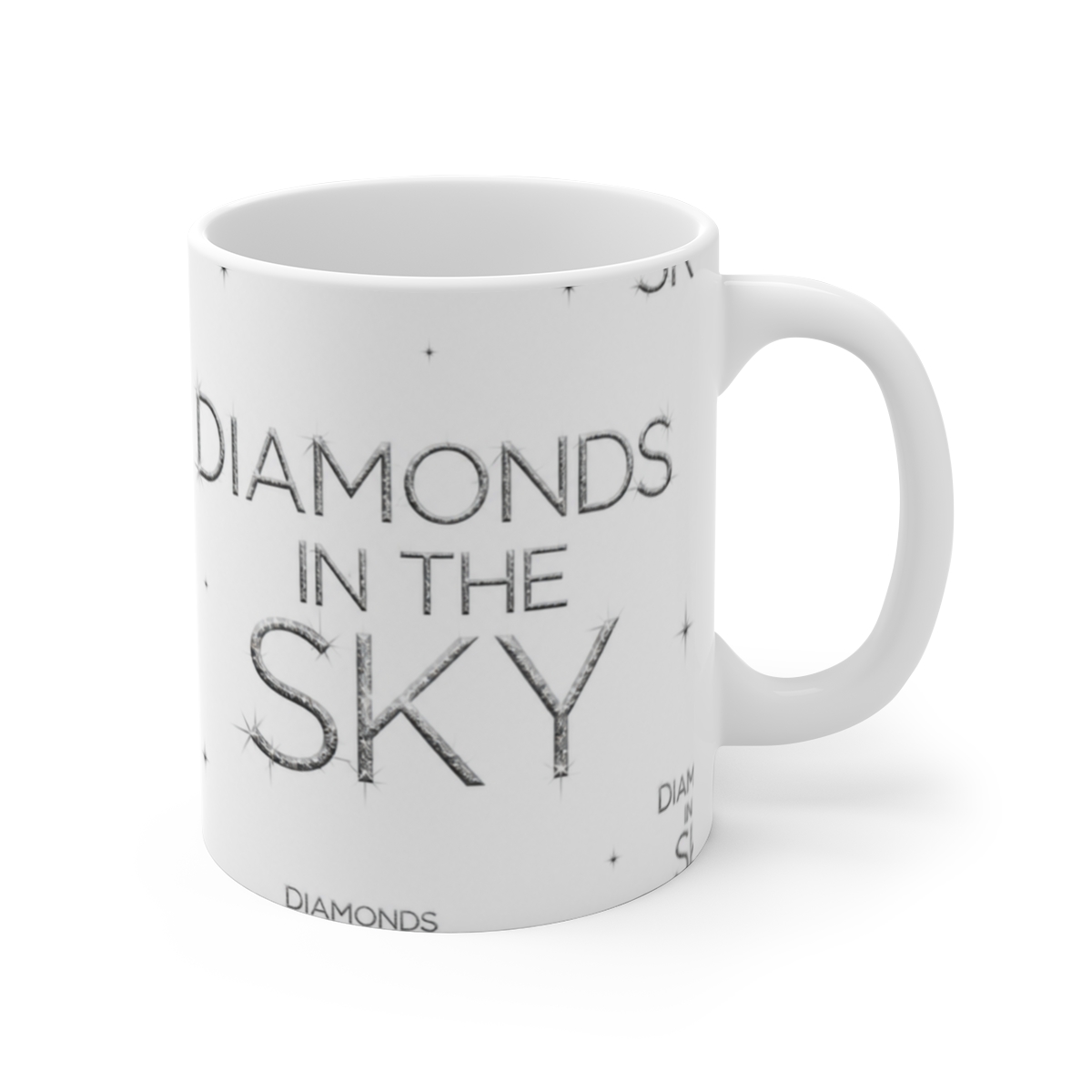 Rihanna "Diamonds In The Sky" White Mug