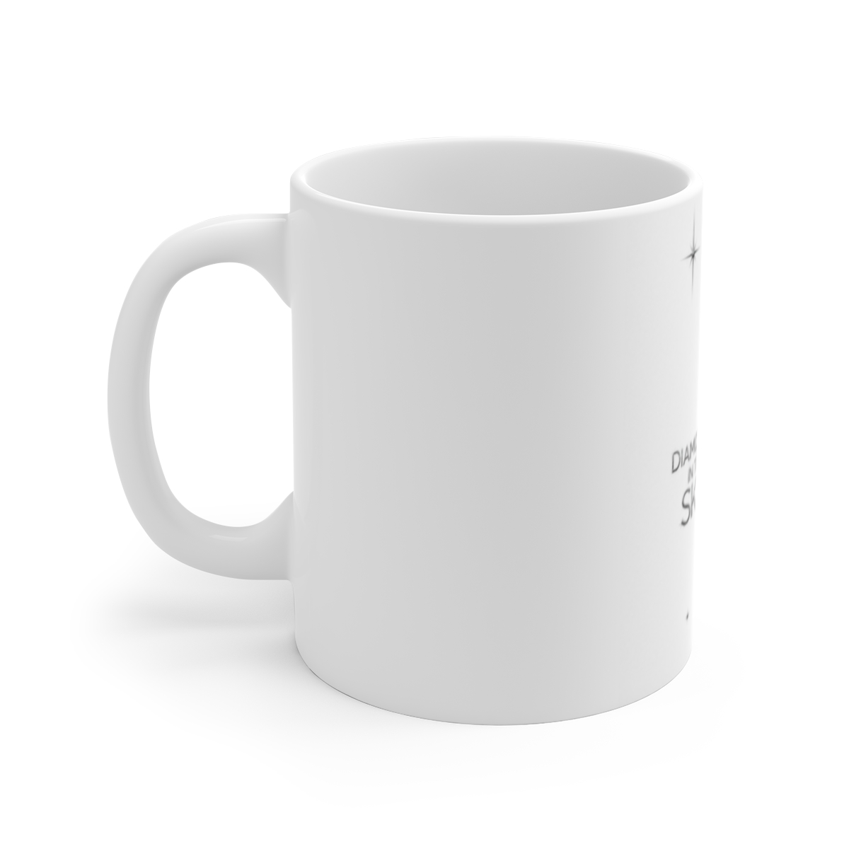 Rihanna "Diamonds In The Sky" White Mug - alternate angle 2, merchandise