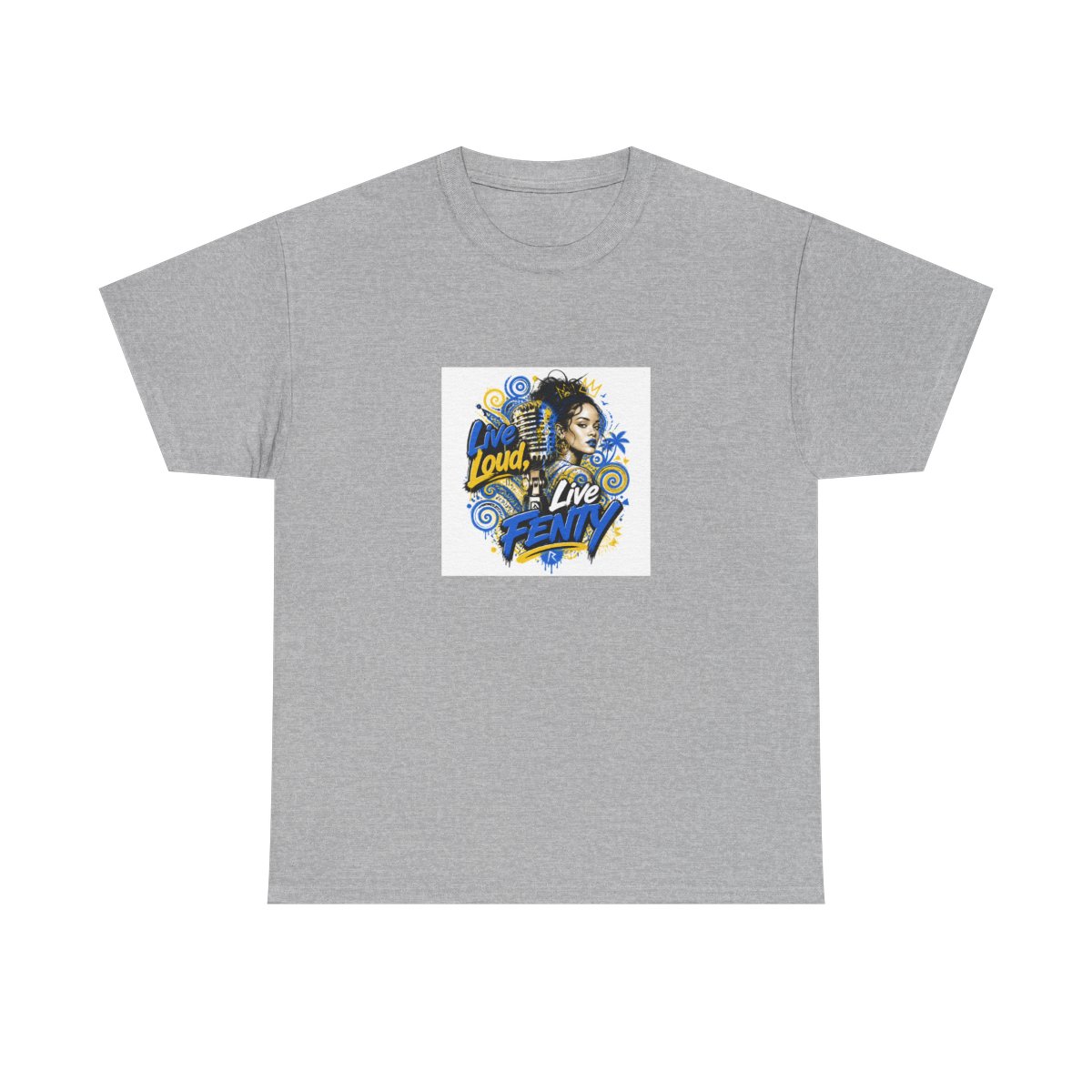 Rihanna "Live Loud, Live Fenty" Unisex Tee - alternate angle 3, merchandise