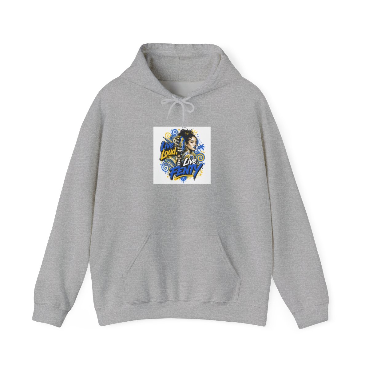 Rihanna "Live Loud, Live Fenty" Hoodie - alternate angle 3, merchandise