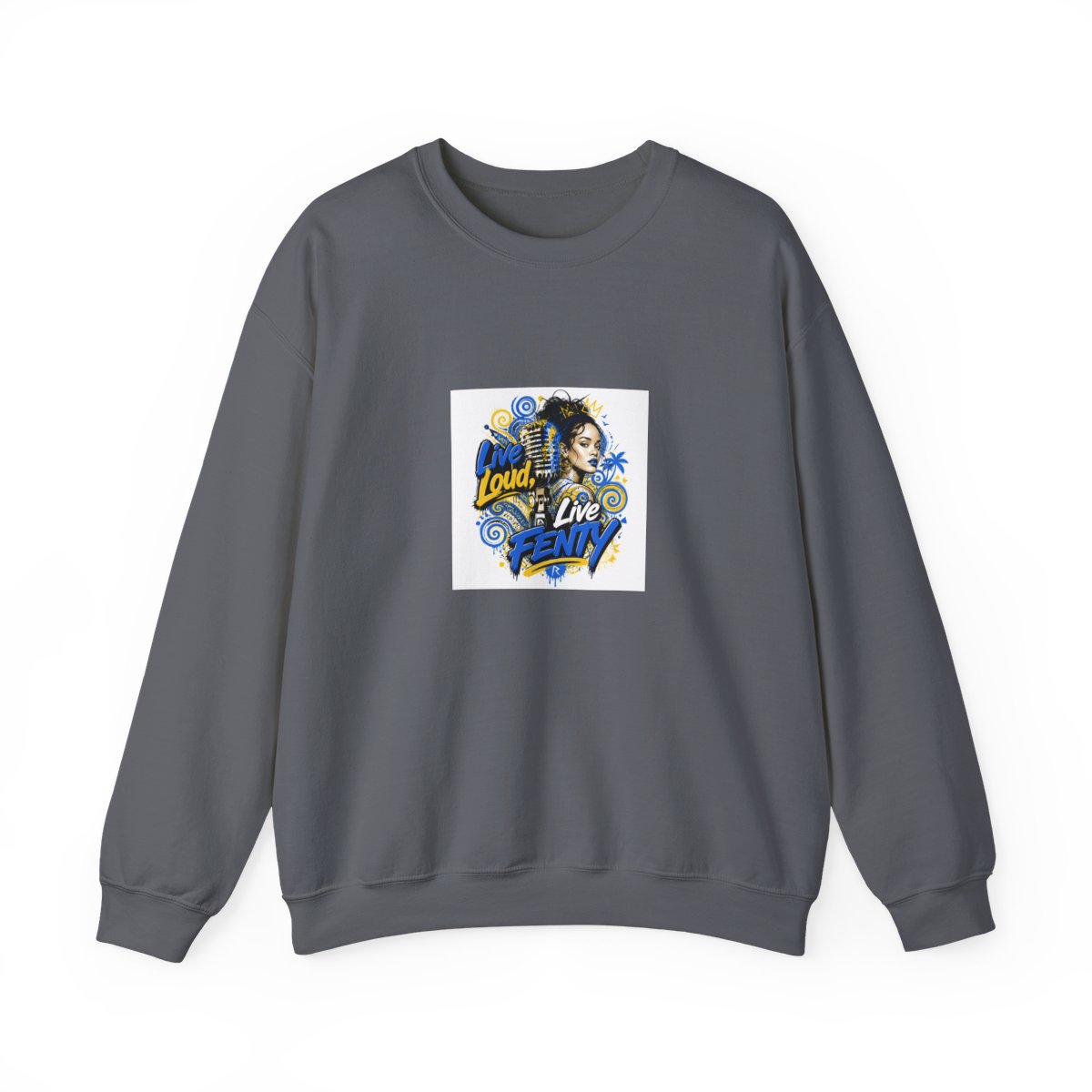 Rihanna "Live Loud, Live Fenty" Crewneck - alternate angle 5, merchandise