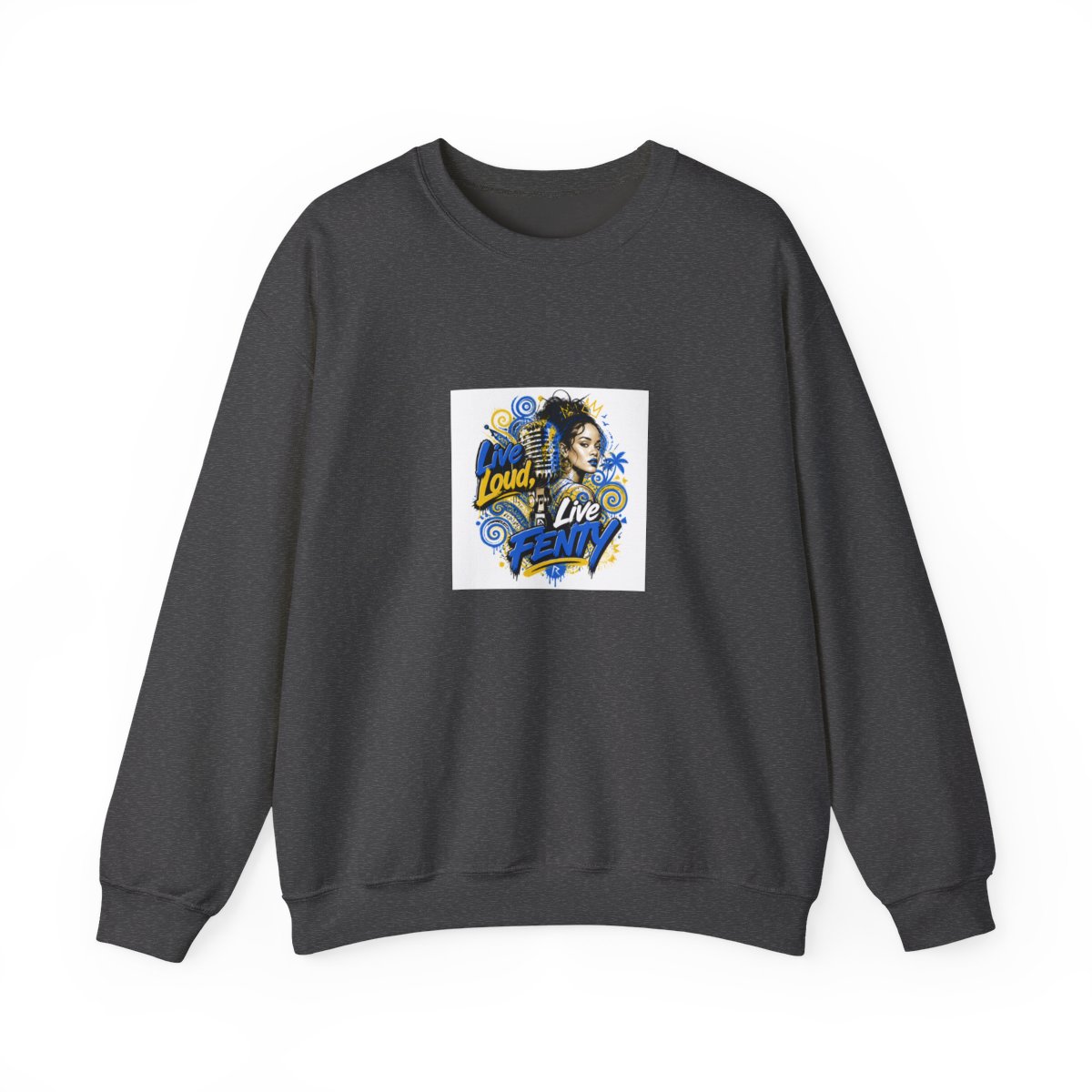 Rihanna "Live Loud, Live Fenty" Crewneck - alternate angle 4, merchandise