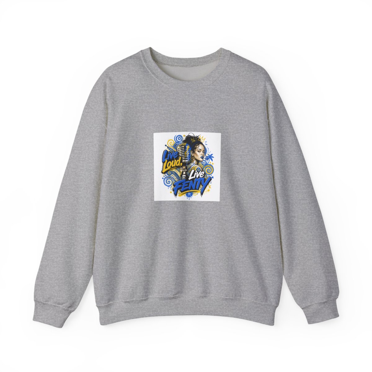 Rihanna "Live Loud, Live Fenty" Crewneck - alternate angle 2, merchandise