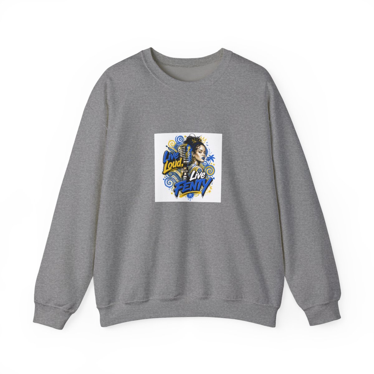 Rihanna "Live Loud, Live Fenty" Crewneck - alternate angle 3, merchandise