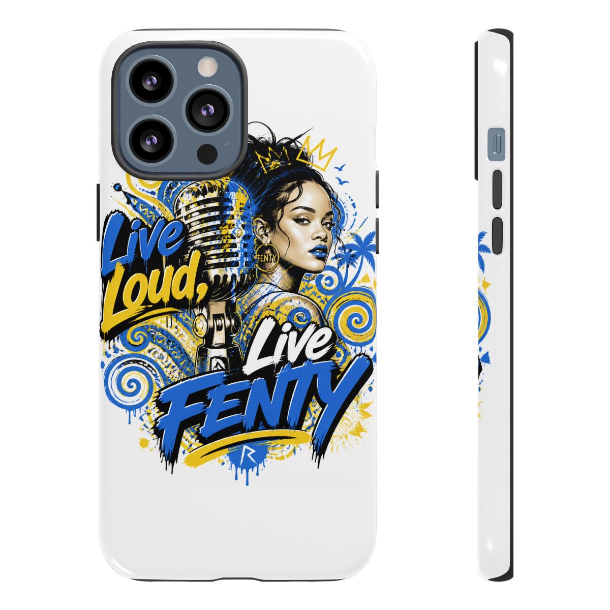 Rihanna "Live Loud, Live Fenty" Phone Case - alternate angle 2, merchandise