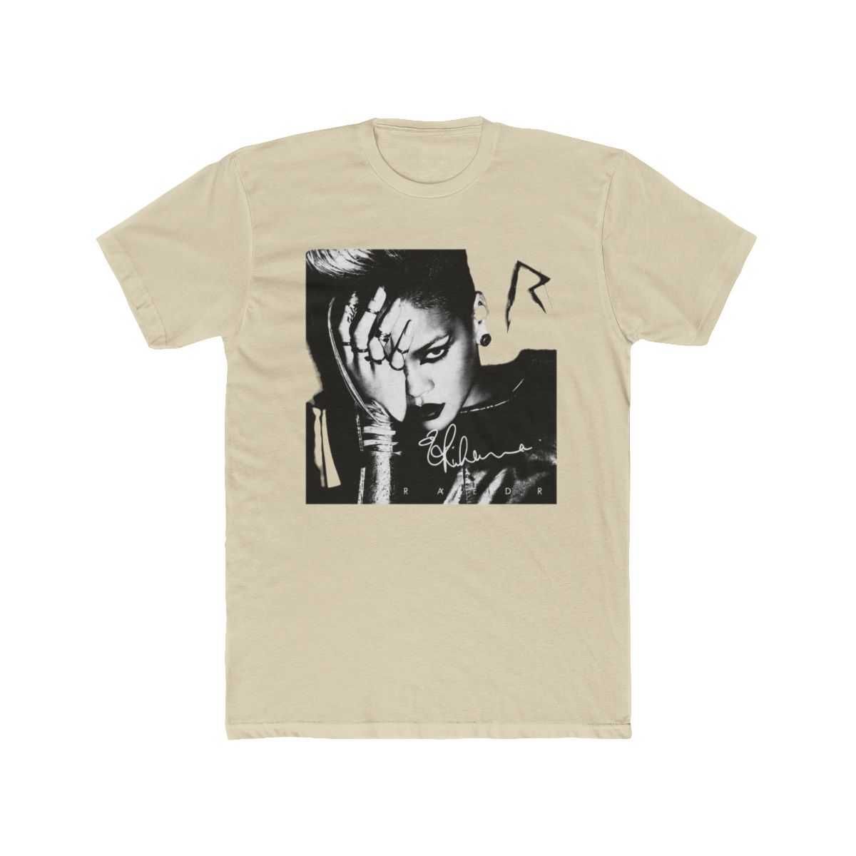 Rihanna Rated R Signature Cotton Black T Shirt Men S-345XL UR53A - alternate angle 4, merchandise