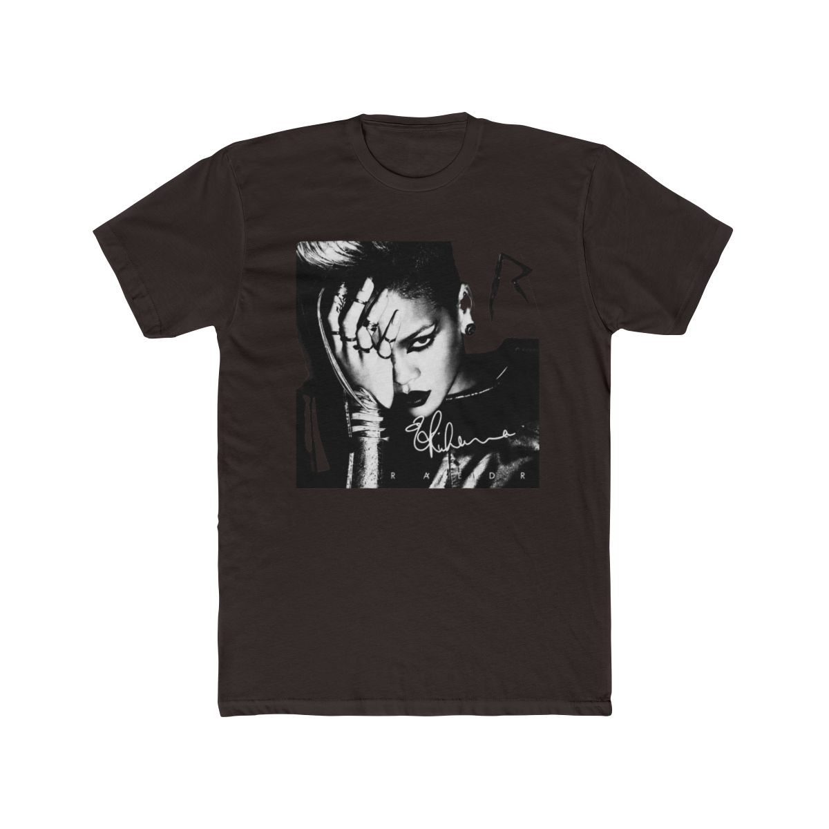 Rihanna Rated R Signature Cotton Black T Shirt Men S-345XL UR53A - alternate angle 3, merchandise