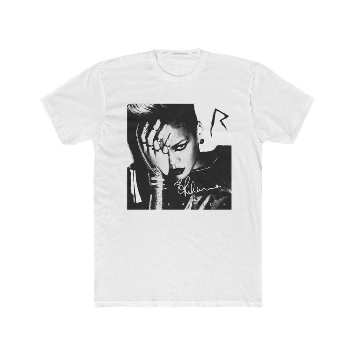 Rihanna Rated R Signature Cotton Black T Shirt Men S-345XL UR53A - Official T-Shirts merchandise