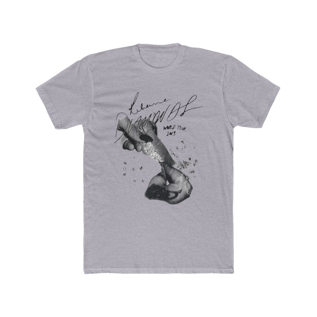 Rihanna Diamonds World Tour 2013 T Shirt S Black
