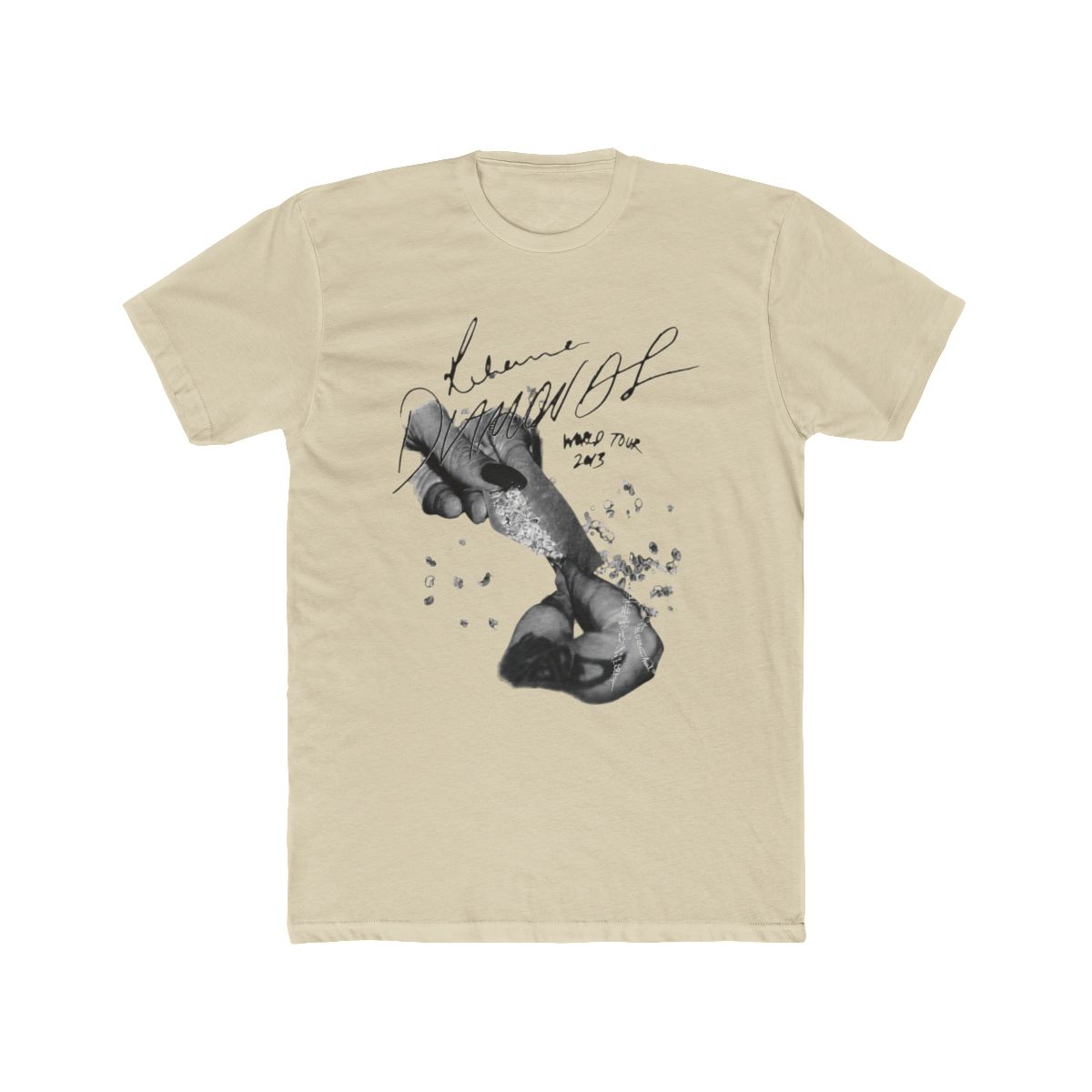 Rihanna Diamonds World Tour 2013 T Shirt S Black - alternate angle 4, merchandise