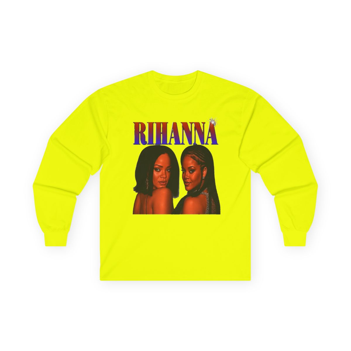 Rihanna T Shirt Merch Singer Music, Long Sleeve, long sleeve, and - alternate angle 5, merchandise