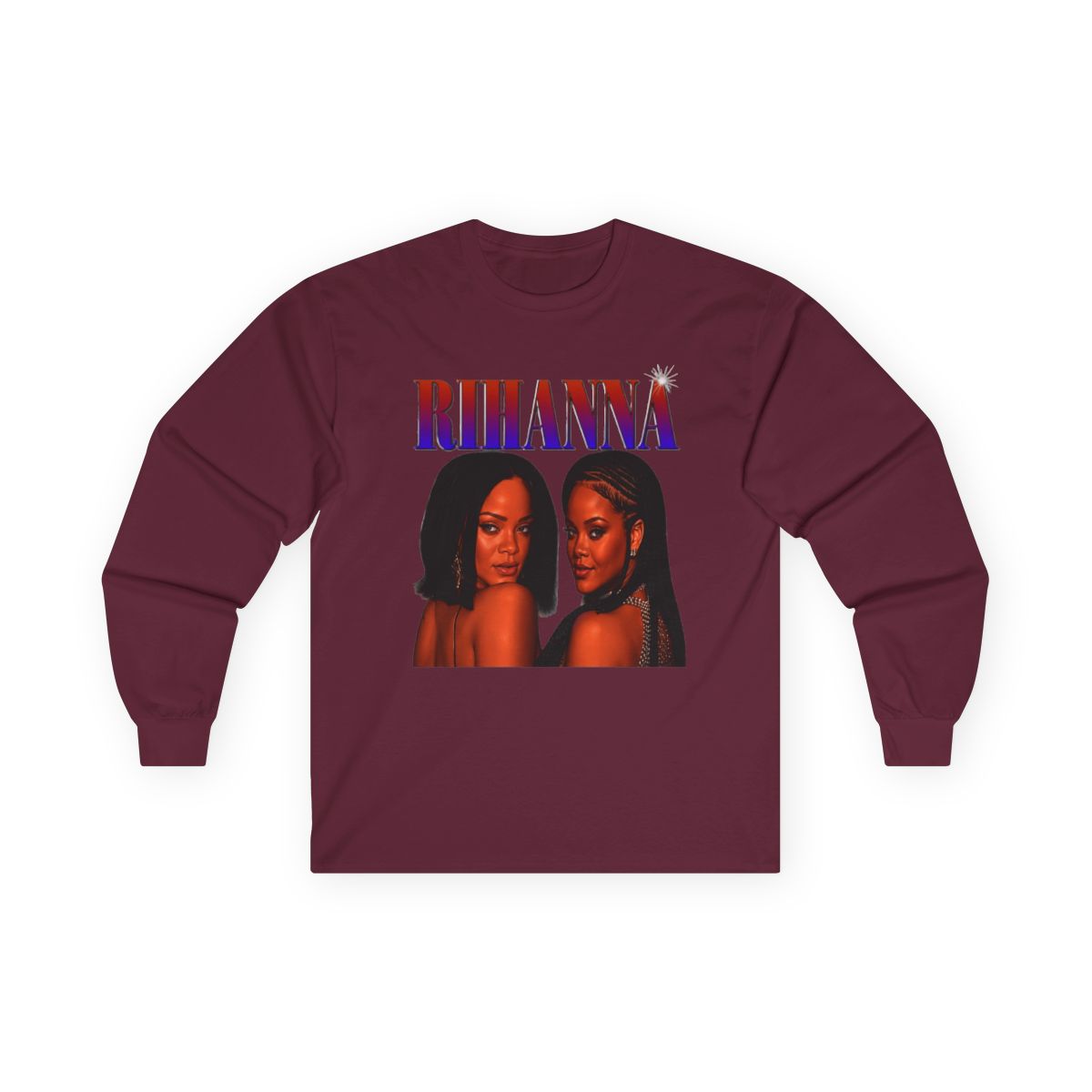Rihanna T Shirt Merch Singer Music, Long Sleeve, long sleeve, and - alternate angle 3, merchandise