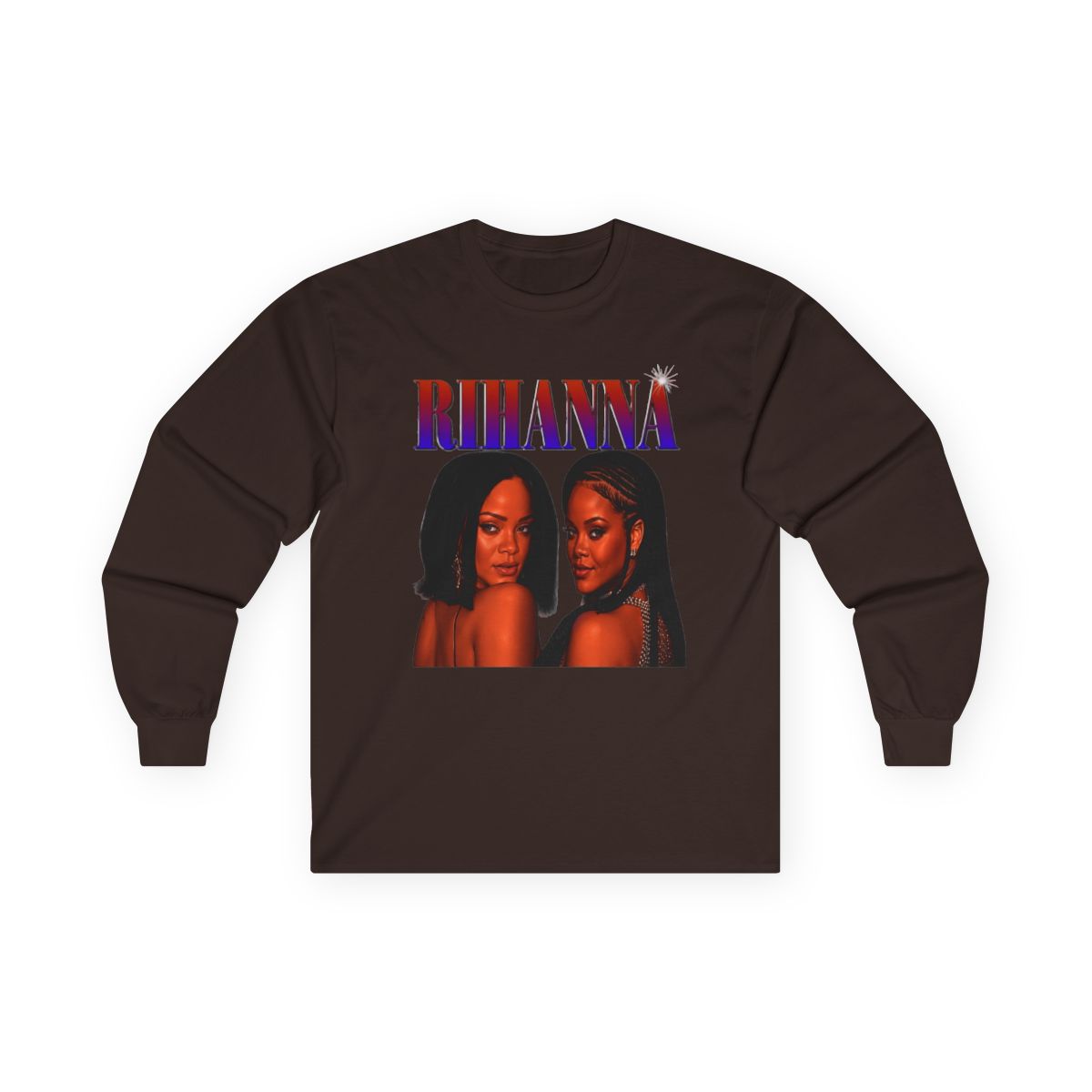 Rihanna T Shirt Merch Singer Music, Long Sleeve, long sleeve, and - alternate angle 4, merchandise