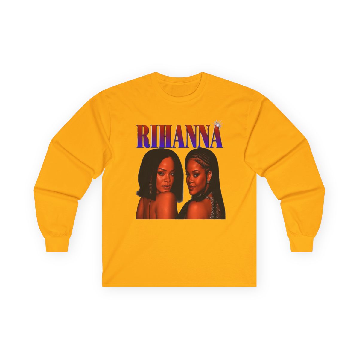 Rihanna T Shirt Merch Singer Music, Long Sleeve, long sleeve, and - alternate angle 2, merchandise